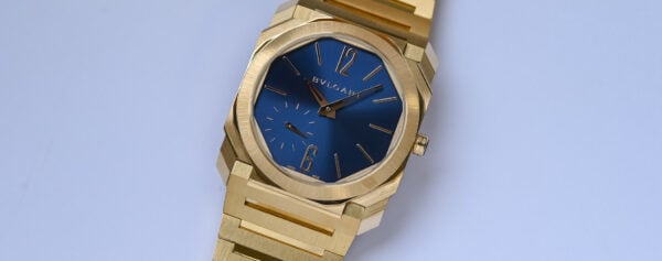 First Look – The New Bulgari Octo Finissimo Automatic Blue and Gold
