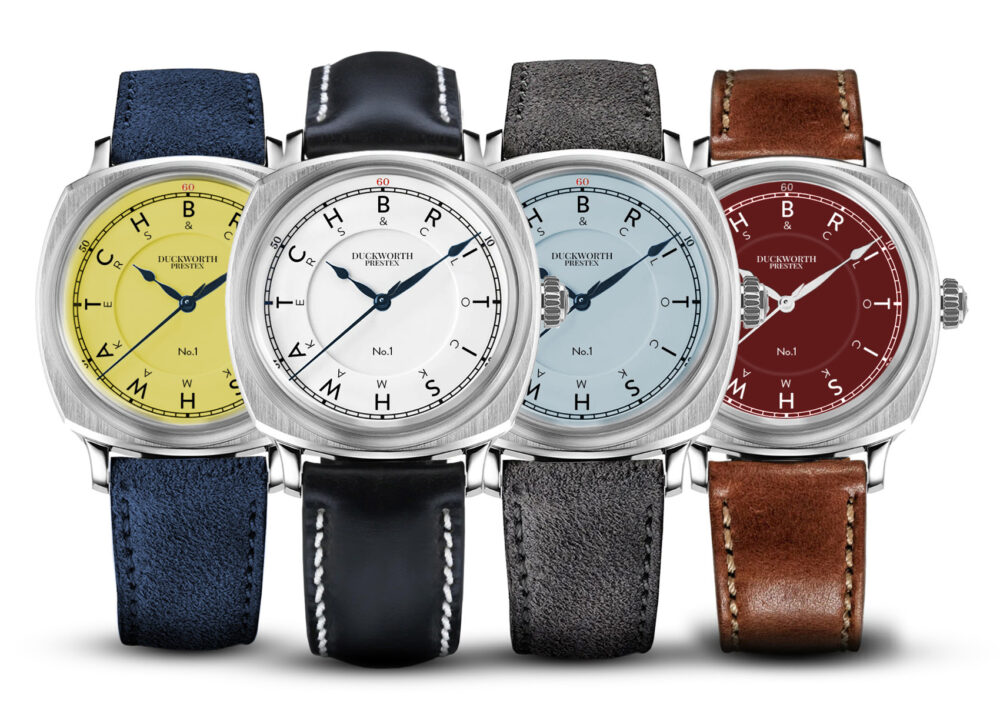 Duckworth Prestex designs one-of-one editions for sale only at British Watchmakers’ Day