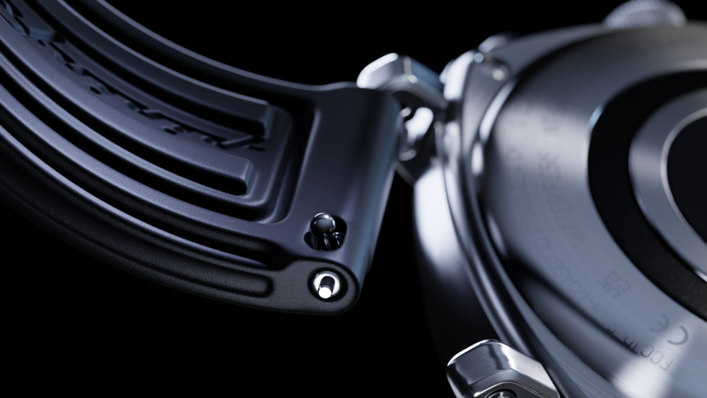 Rubber straps made for Globics Pininfarina Hybrid Smartwatches