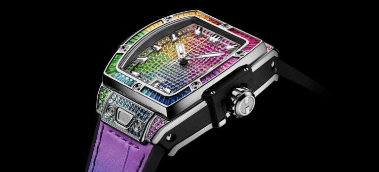 New Release: Hublot Spirit Of Big Bang 32mm Jewelry Watches In Rainbow And Full Pavé