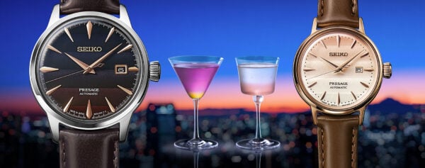 Introducing – The Seiko Presage Cocktail Time Star Bar SRPK75 & SRE014 with Gradient Dials