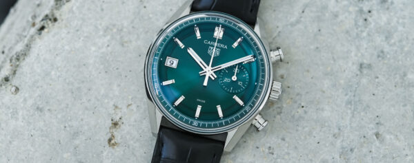 First Look – The New Dato-Inspired TAG Heuer Carrera Glassbox Chronograph Green