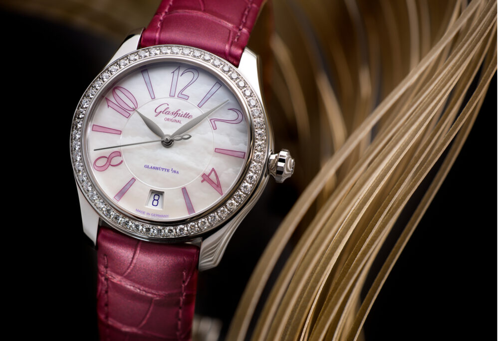 Glashütte Original mixes mother-of-pearl and diamonds for Valentine’s watch