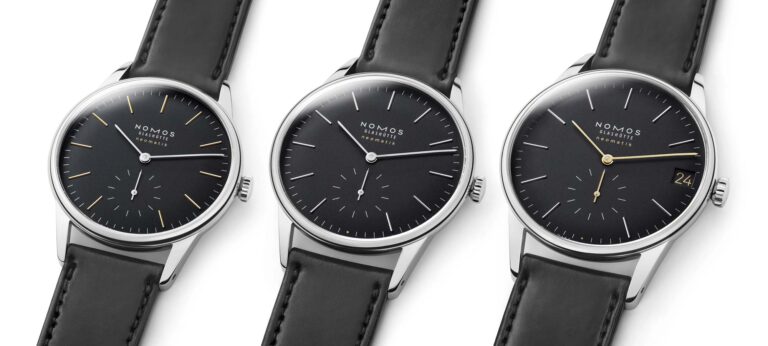 New Release: NOMOS Orion Neomatik New Black Watches