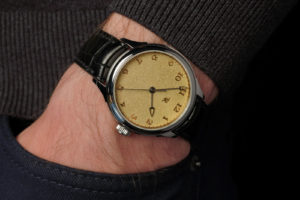 Rashid Tsoroev Introduces the Evo Arrow with a Hand-Hammered Dial