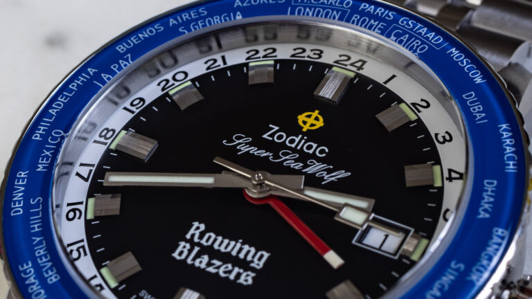Hands-On: Zodiac X Rowing Blazers Super Sea Wolf GMT World Time ‘Trading Places’ Watch