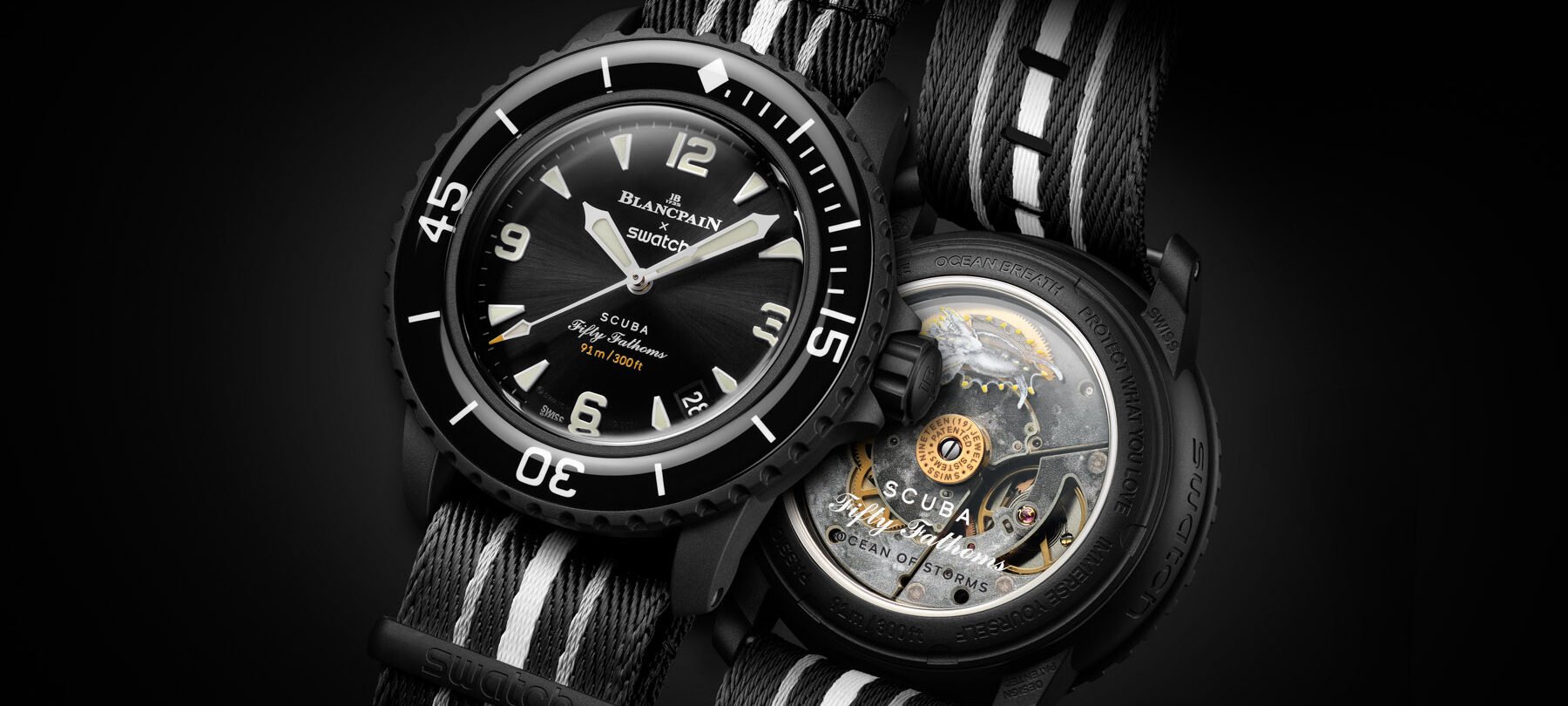 Introducing: The Blancpain × Swatch Bioceramic Scuba Fifty Fathoms Ocean Of Storms