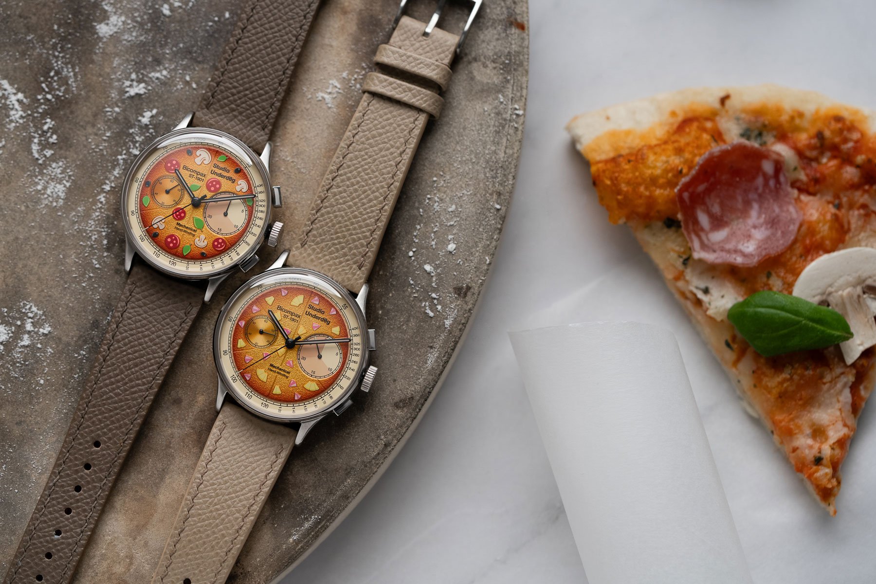Your Pizza Is Ready! — Introducing The Highly Requested Studio Underd0g Pepper0ni And Hawaiian Chronographs