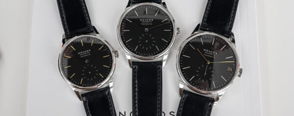 First Look – The Nomos Orion Neomatik New Black Collection