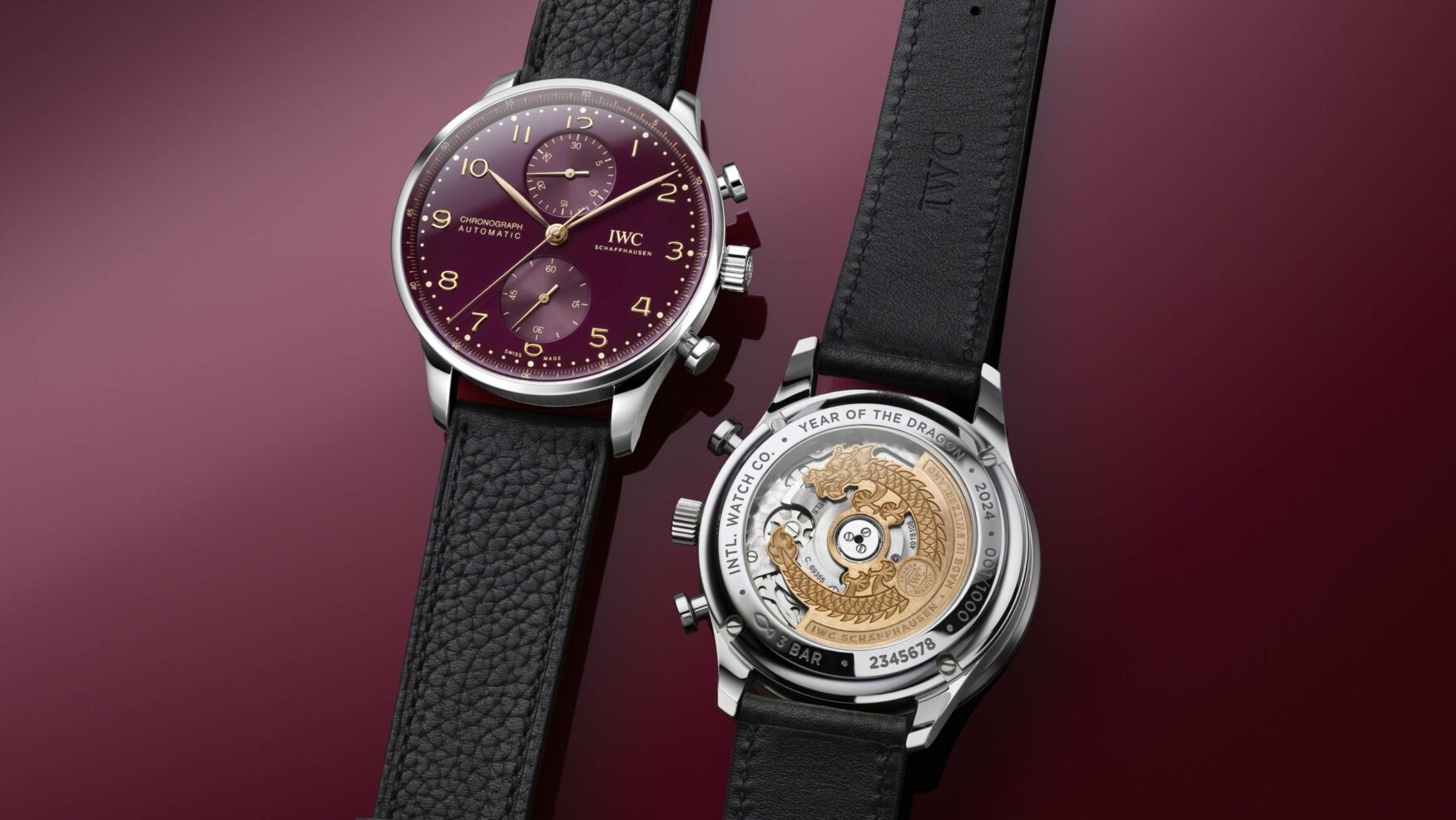 IWC celebrates the Year of the Dragon with a subtle yet handsome Portugieser Chronograph