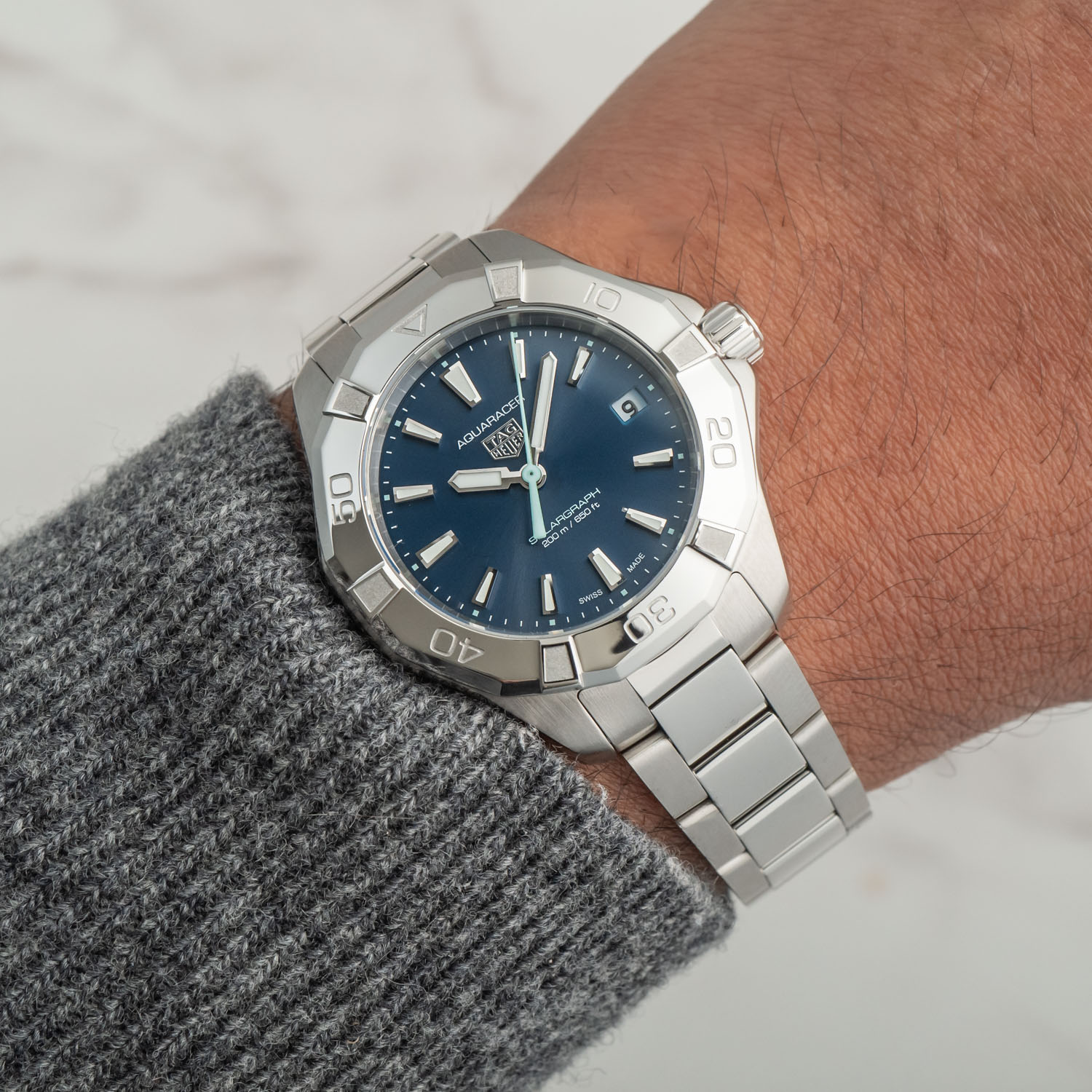 Hands-On Debut: TAG Heuer Aquaracer Professional Solargraph in 34mm Case