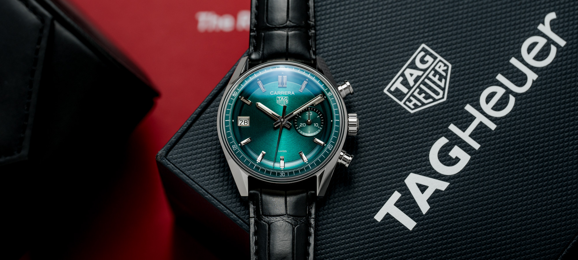 Hands-On Debut: TAG Heuer Carrera Chronograph “Dato” In Teal Green