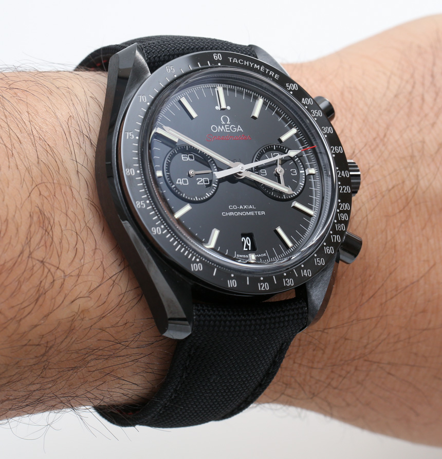 Omega’s First Speedmaster of the Year Updates the Dark Side of the Moon Collection