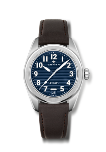 Zenith Introduces Two New Pilot Boutique Editions with Blue Dials and Three Vintage Icon Pilot Models