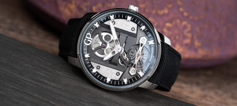 Hands-On Debut: Girard-Perregaux Free Bridge Meteorite Watch