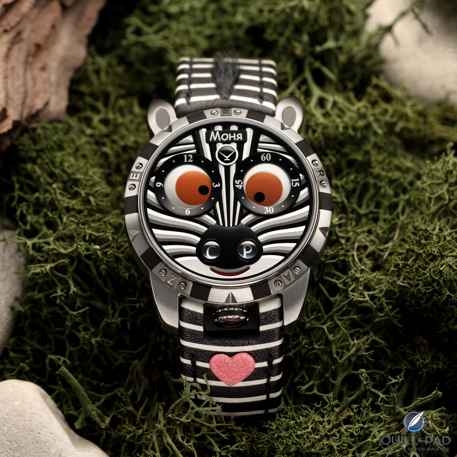 Konstantin Chaykin Wristmon Zebra Unique Piece Featuring First In-House Micro-Rotor Caliber K.33.3 Movement
