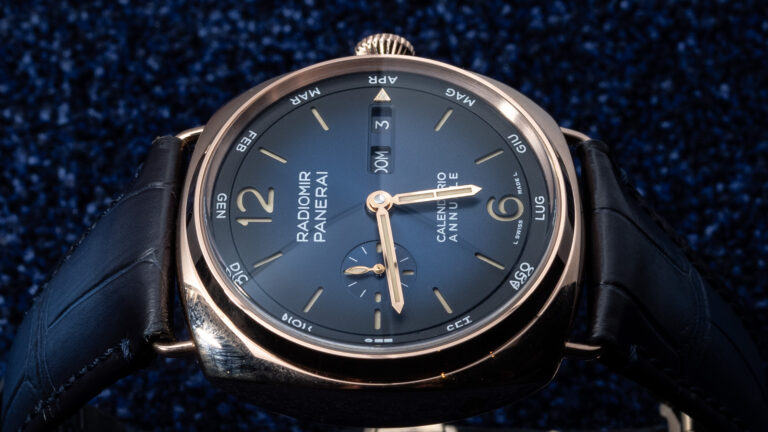 Hands-On: Panerai Radiomir Annual Calendar Goldtech Watch