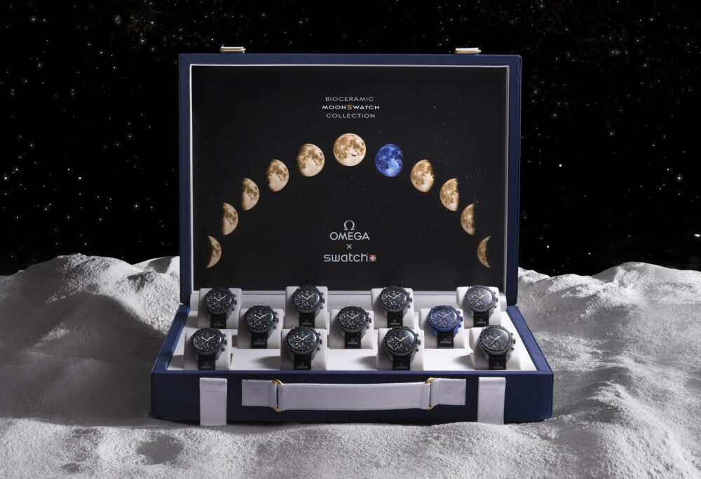 Frenzied bidding for MoonSwatch box sets drives price towards £40,000