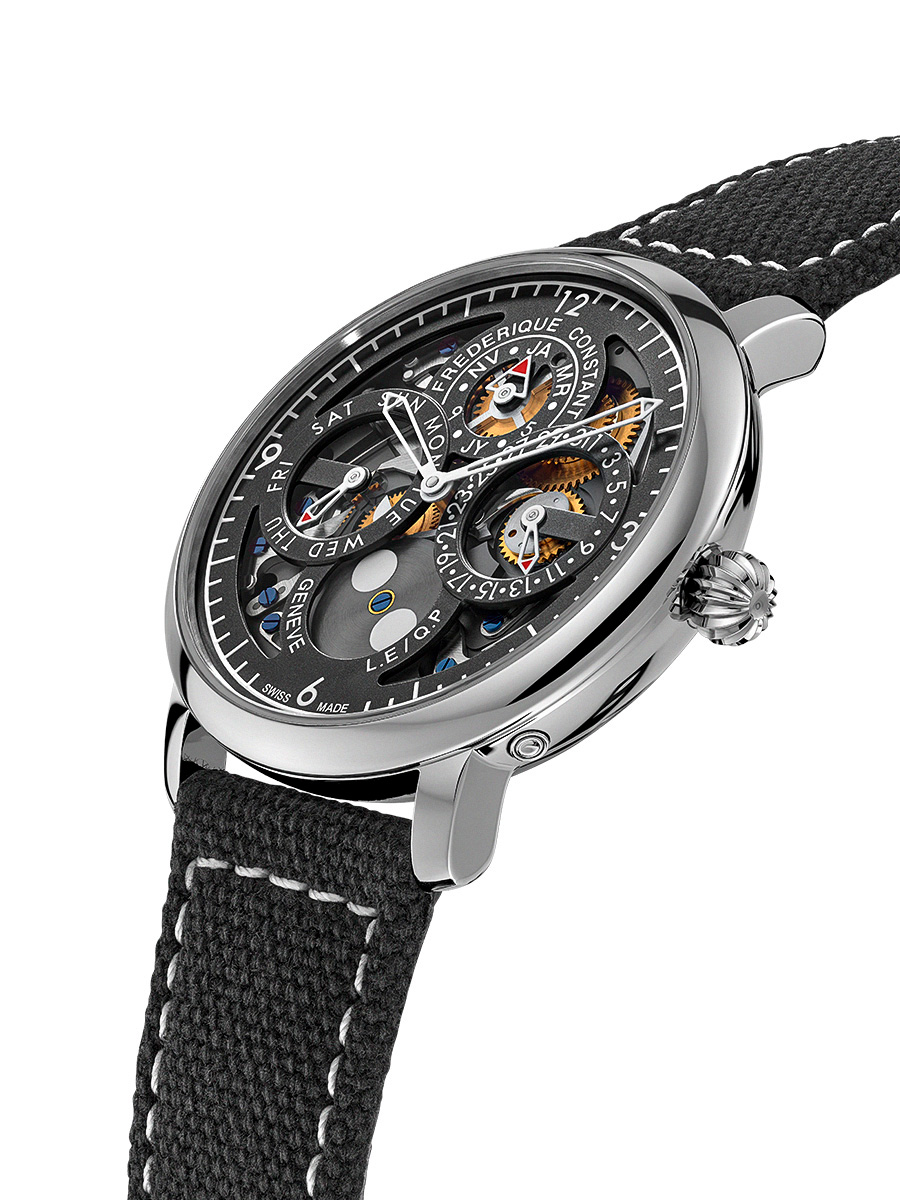 Frederique Constant Presents Slimline Perpetual Calendar Manufacture Designed by Peter Speake