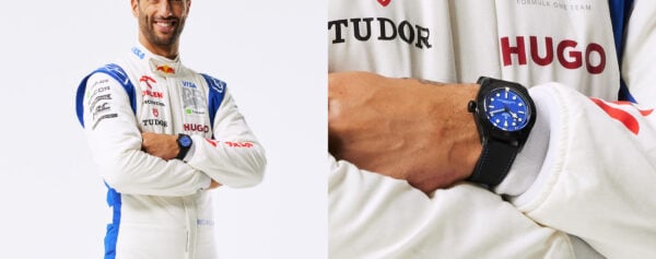 Spotted – Daniel Ricciardo Wearing a Very Blue, Unknown F1-Themed Tudor Black Bay Ceramic