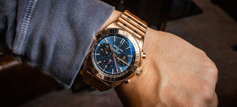Hands-On: Breitling Chronomat B01 42 Super Bowl LVIII Edition Watch