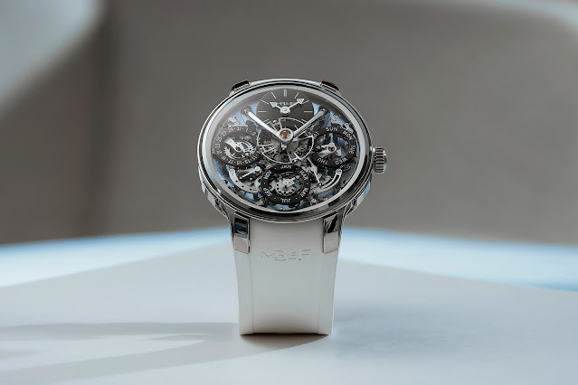 MB&F unveils the new Legacy Machine Perpetual EVO Blue