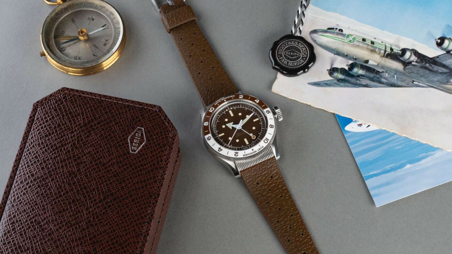 Serica replay the greats with the deliciously chocolatey Ref. 8315 Travel Chronometer