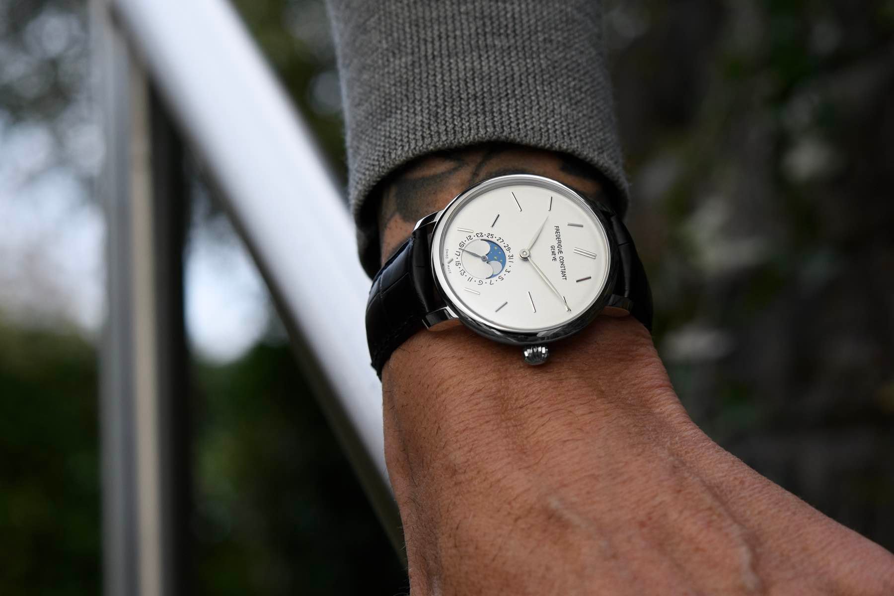 Introducing: The Frederique Constant × Seconde/Seconde/ Slimline Moonphase Date Manufacture