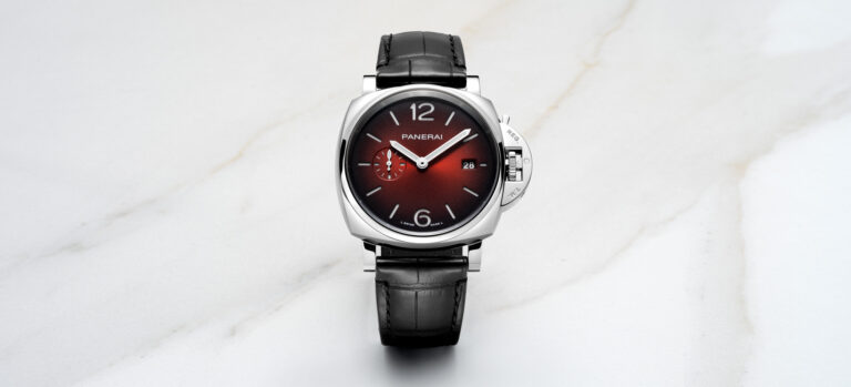 New Release: Panerai Luminor Due PAM01424 With A Burgundy Dial
