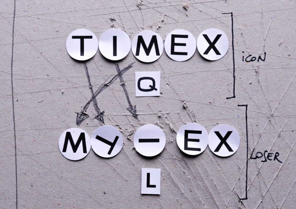 Timex and seconde/seconde/ collaborate on a timely shout out to your ex