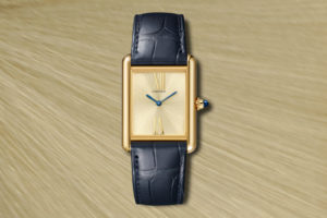 A Minimalist, All-Gold Cartier Tank LC for Watches of Switzerland