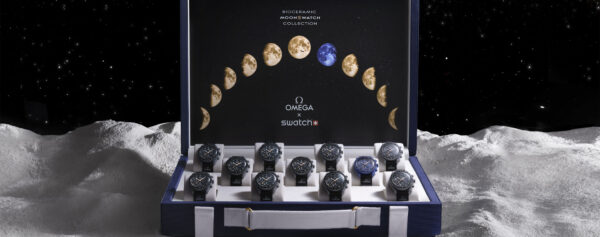 News – Omega Raises Over CHF 500k for Charity Orbis with 11 MoonSwatch Moonshine Gold Suitcases