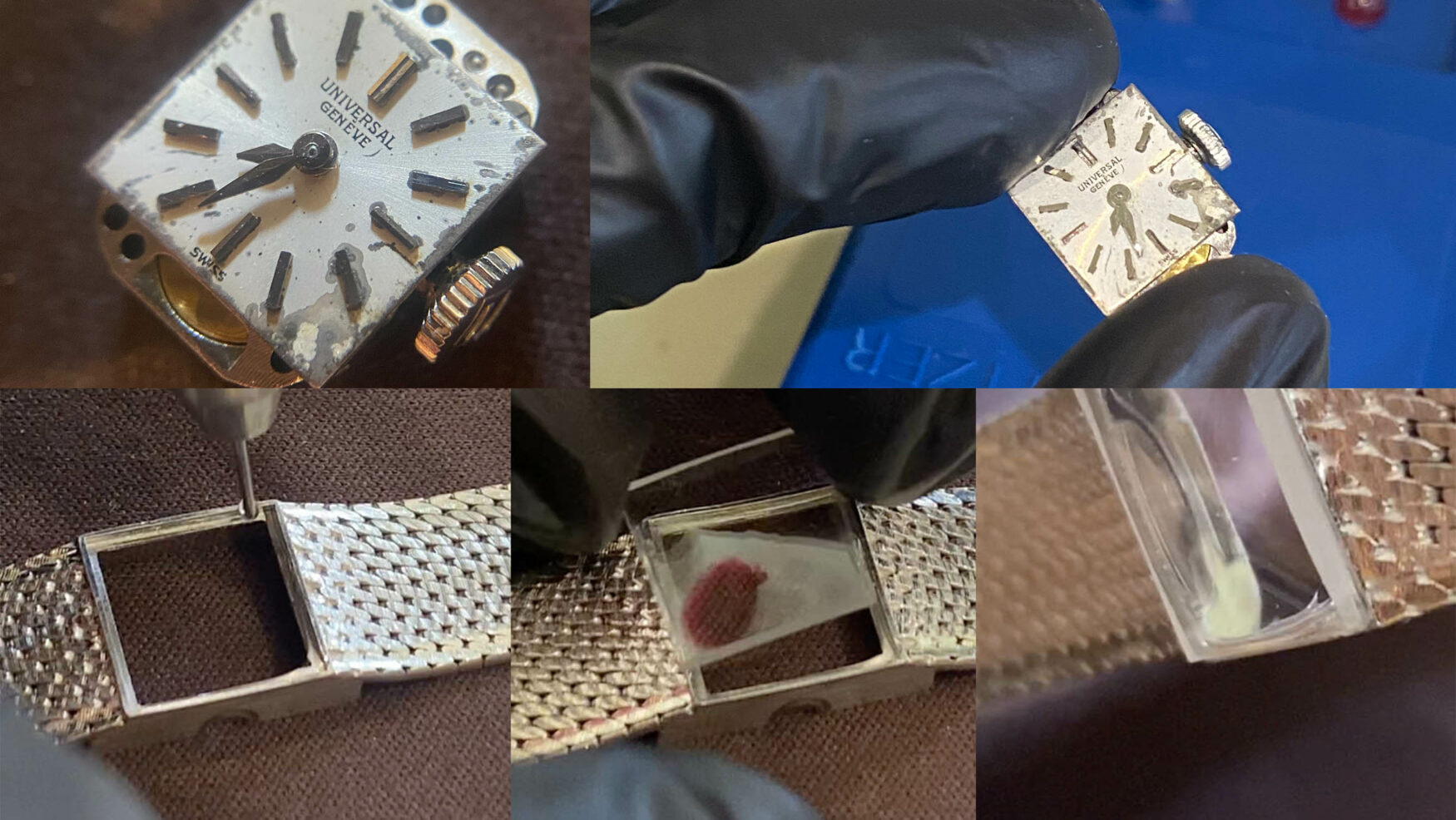 My DIY restoration of a solid gold Universal Genève that cost 