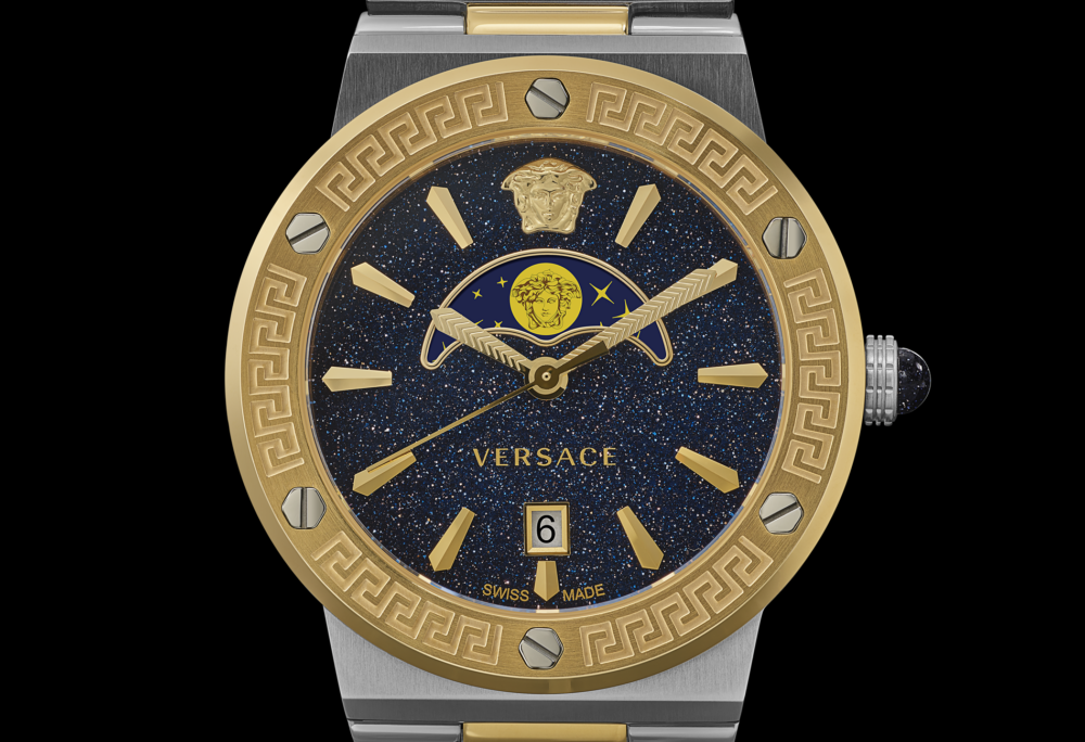 Versace replaces man in the moon with Medussa in latest Greca watch