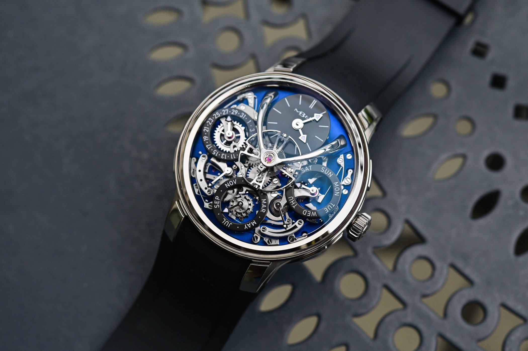 MB&F Adds a Blue Hue to LM Perpetual EVO