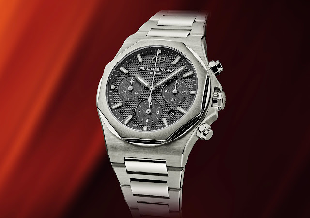 Girard-Perregaux Laureato Chronograph Ti49: introducing Titanium in the Laureato line
