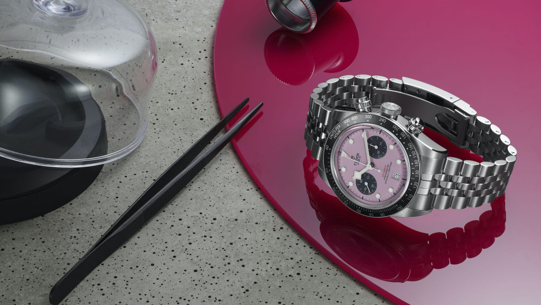Tudor taps into the “daring spirit” of its ambassadors for new Black Bay Chrono Pink