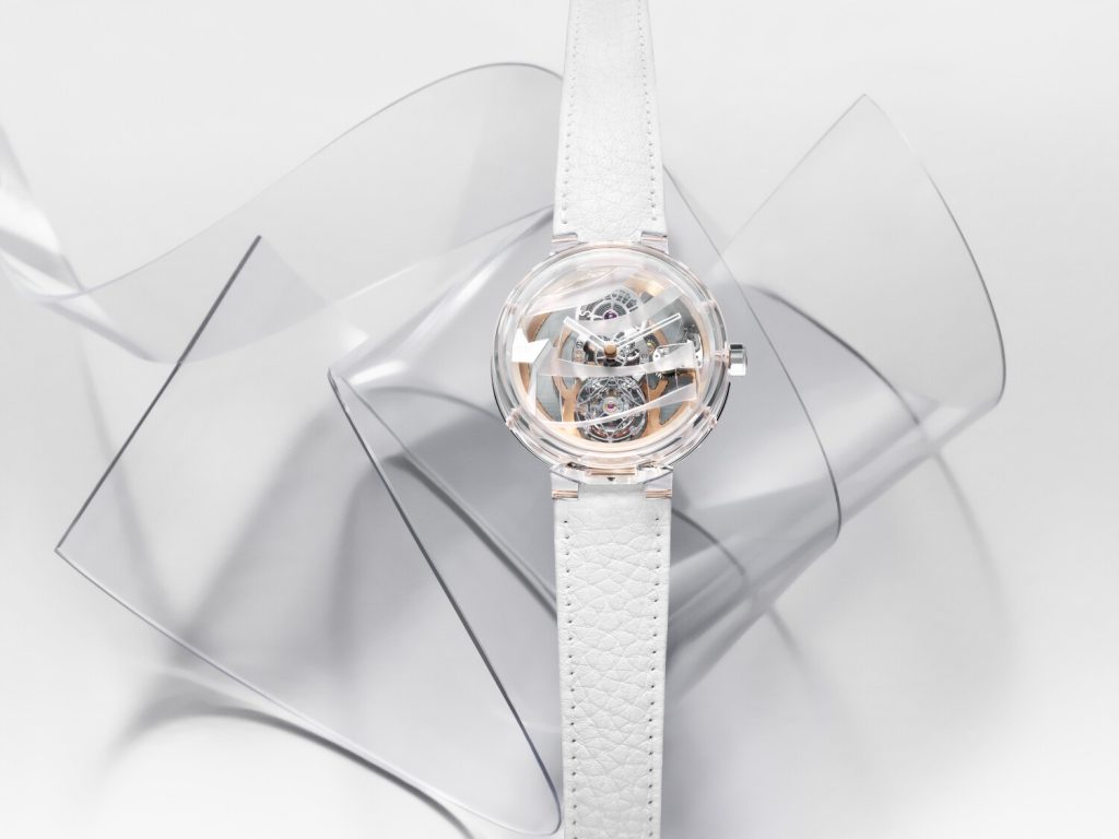 A Closer Look: Louis Vuitton X Frank Gehry Tambour Moon Flying Tourbillon