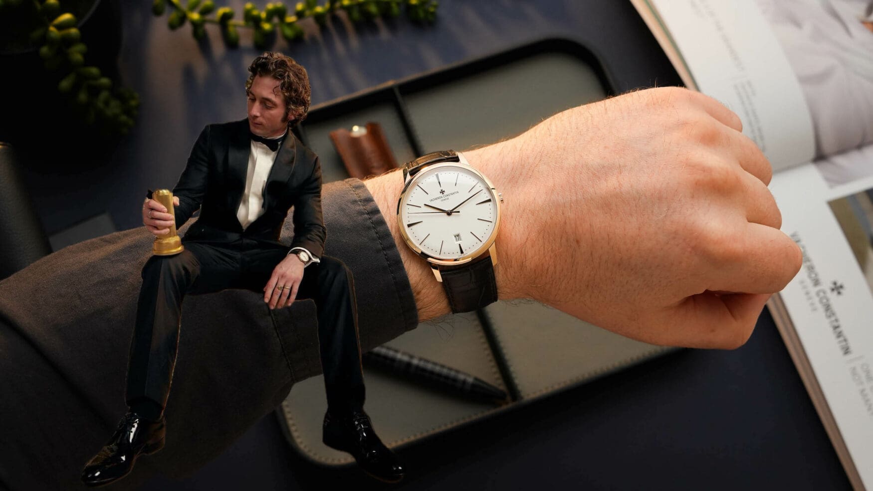 Jeremy Allen White’s go-to Vacheron Constantin Patrimony is as clean as his white tees