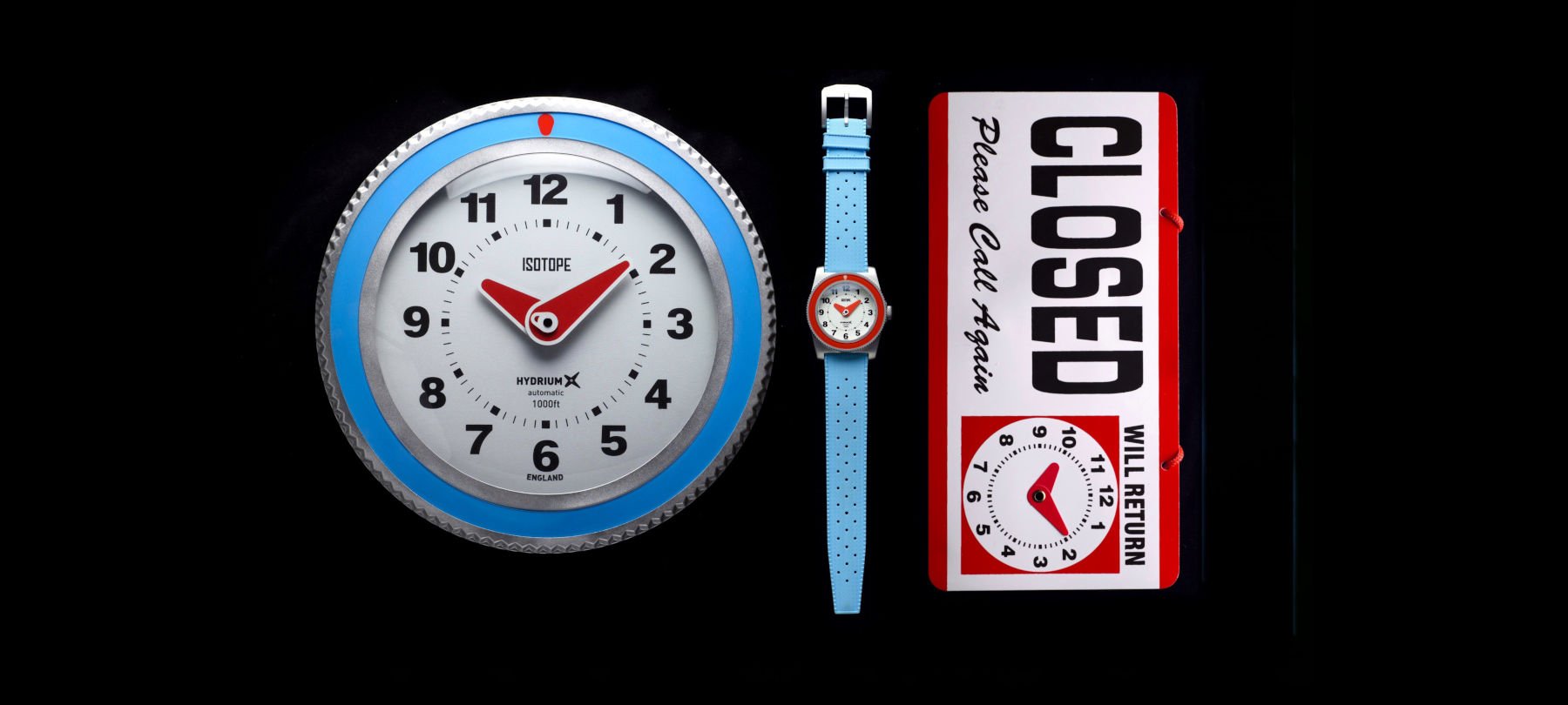 Isotope Launches The HydriumX Will Return Red And Wall Return Clock
