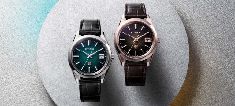 New Release: Citizen ‘The Citizen’ AQ4100-22W And AQ4106-00W Watches With Nature-Inspired Washi Paper Dials