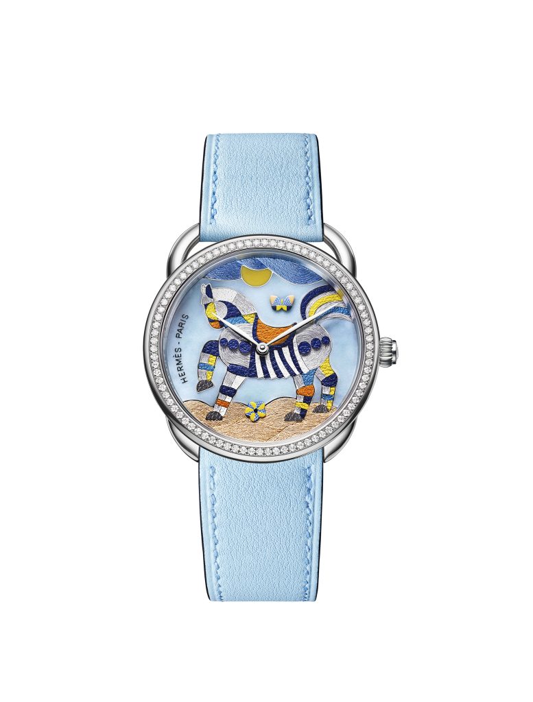 A Closer Look At The Artistic Hermès Arceau Mon Premier Galop Watch