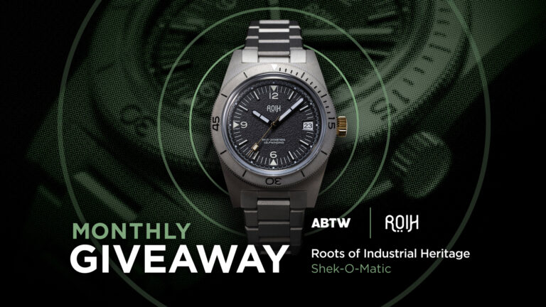 aBlogtoWatch ROIH Shek-O-Matic Giveaway Winner Announced; Enter Now To Win In Our Davosa Giveaway