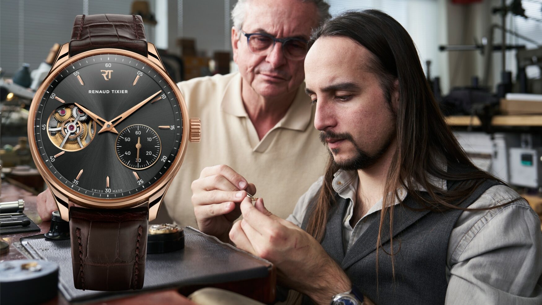 Dominique Renaud and Julien Tixier reimagine the micro-rotor as the first creation of their new brand – the Renaud Tixier Monday