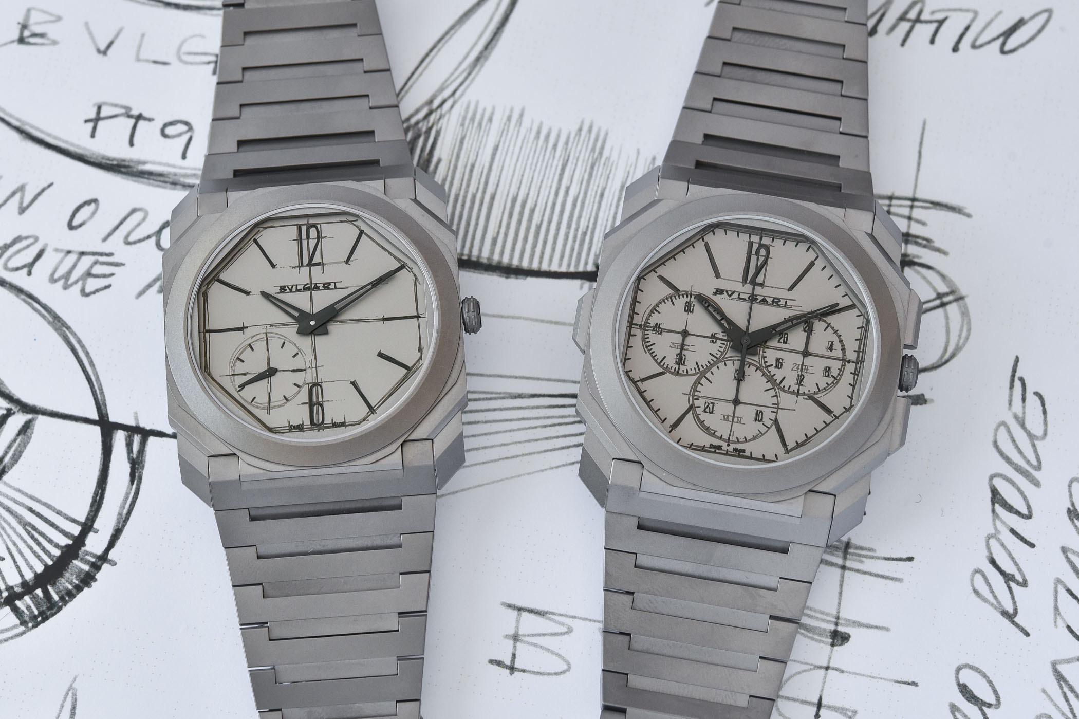 Bulgari Sketches an Octo Finissimo Dial 
