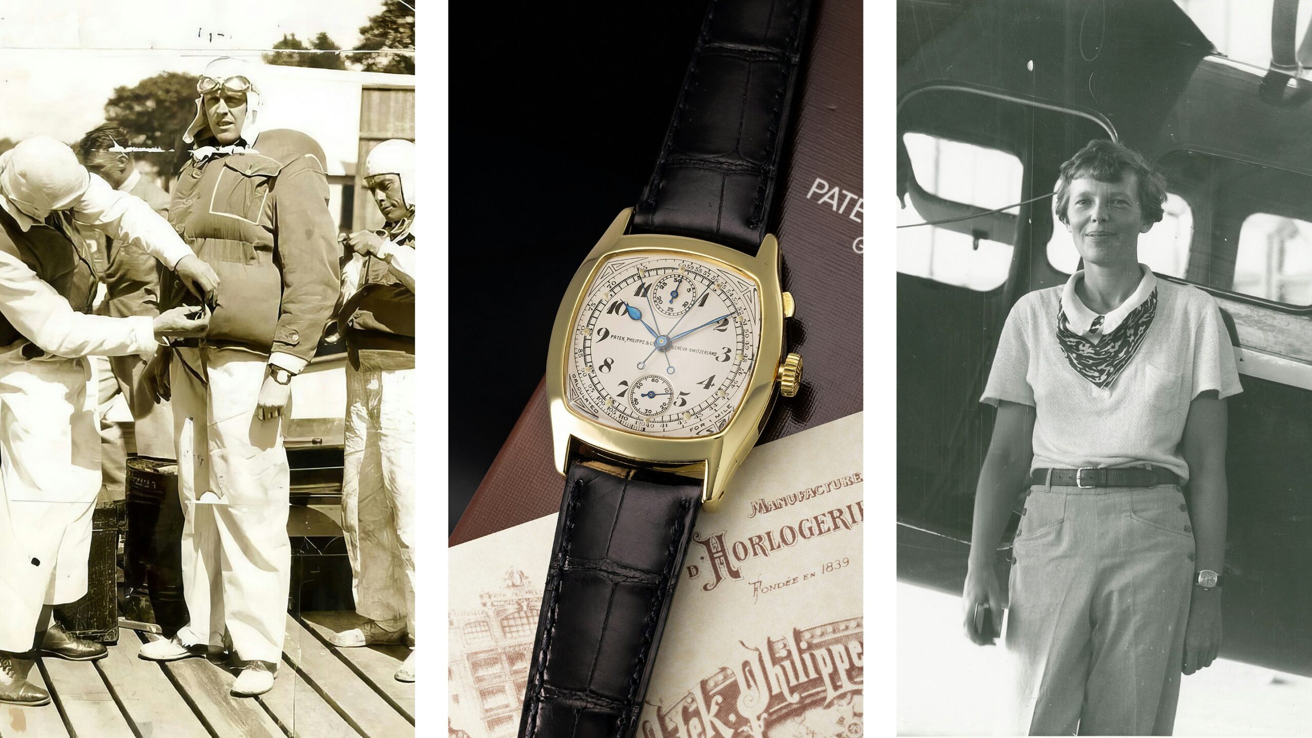 Found: A Rare Patek Philippe Split-Seconds Single-Button Chronograph Formerly Belonging To Famed Racer Henry Segrave And Amelia Earhart To Be Auctioned In Monaco
