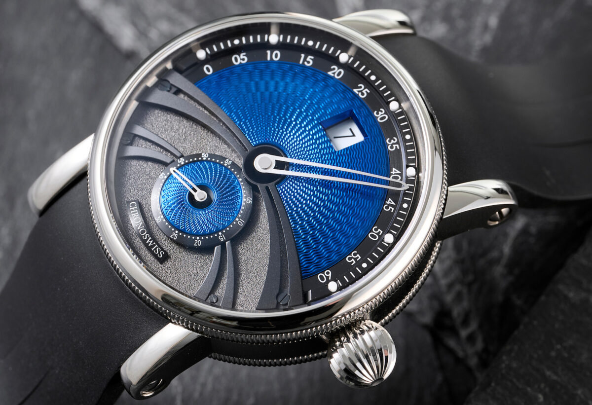 Chronoswiss Bathes Delphis in Blue 