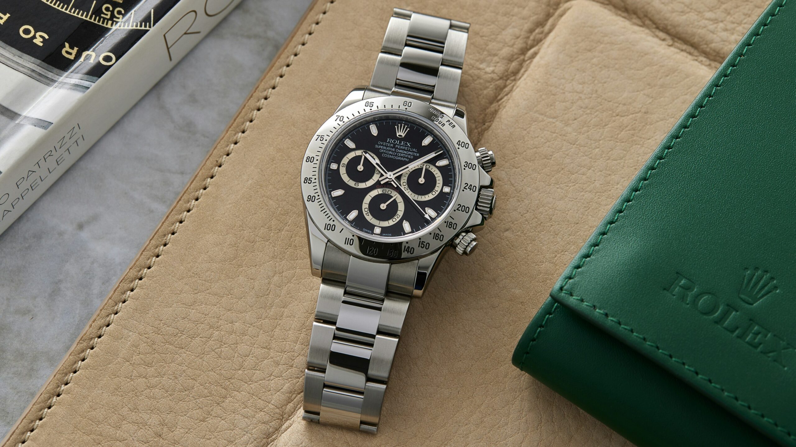 Pre-Owned Picks: A Black Dial, Pre-Ceramic Rolex Daytona, A Neo-Vintage Patek Philippe Aquanaut, And A ‘Casino Dial’ Omega Speedmaster