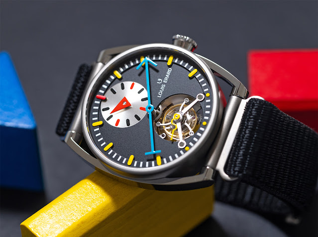 Louis Erard presents Le Régulateur Tourbillon Louis Erard x Alain Silberstein black