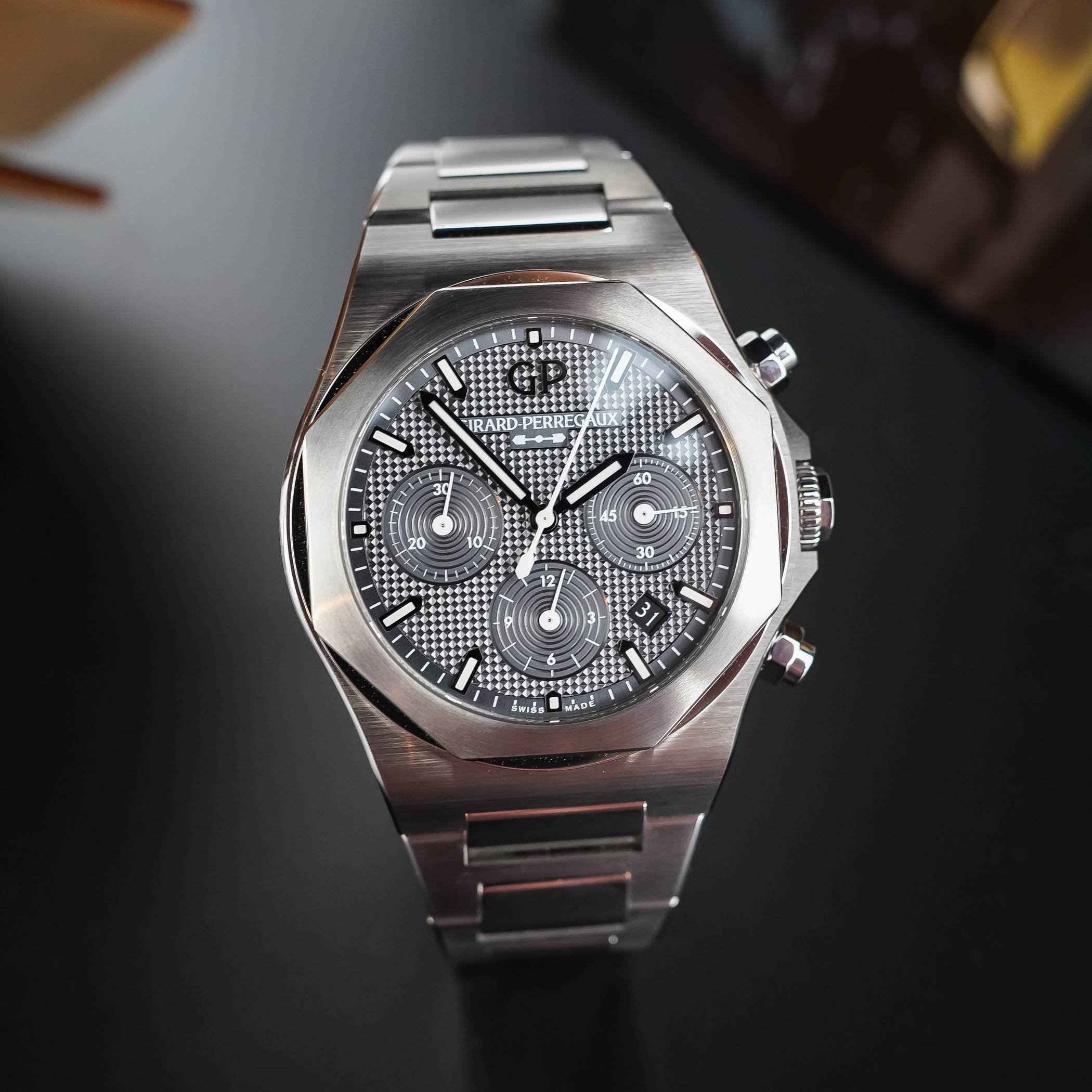 Girard-Perregaux Launches a Titanium Laureato Chronograph 